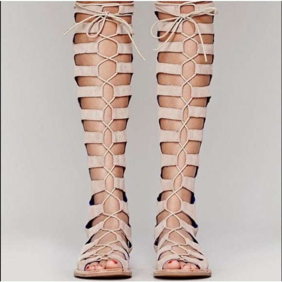 Free People x Jeffrey Campbell Rae Gladiator Sanda - Picture 3 of 8